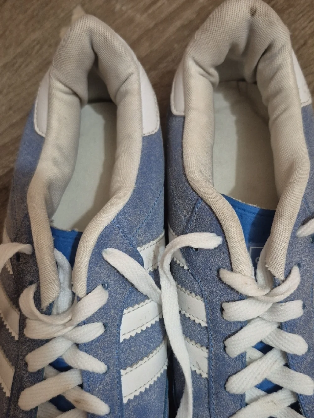 adidas Light Blue and White Women Sneakers